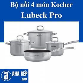 Mua Bộ nồi 4 món Kocher LUBECK PRO -  Hàng chính hãng