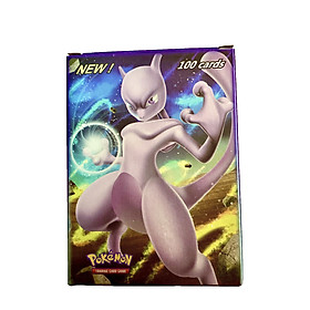 Bộ Thẻ Bài Chơi Pokemon 100 Thẻ( Mega,Ex,Gx,Energy)  Chơi Đối Kháng New Đẹp