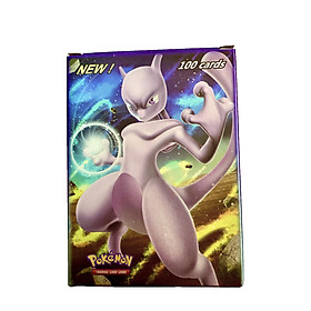 Bộ Thẻ Bài Chơi Pokemon 100 Thẻ Mega,Ex,Gx,Energy Chơi Đối Kháng New Đẹp