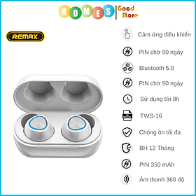 Mua Tai nghe True Wireless Remax TWS-16 Plus Cao Cấp  Thời Gian Nghe 8 Tiếng  Bluetooth 5.0  Âm Thanh Vòm - Hàng Chính Hãng