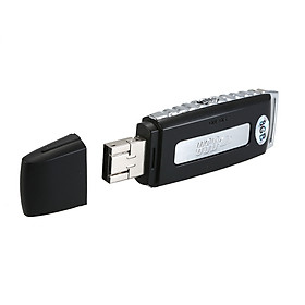 Mini Digital Voice Recorder 8GB USB Flash Drive Sound Audio Recorder Dictaphone with Dual USB Compatible with Windows