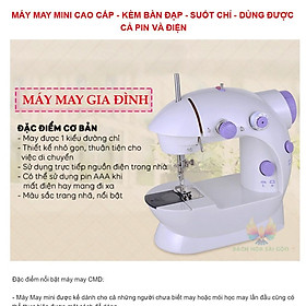 Máy khâu mini gia đình cầm tay tiện dụng Máy may 2021 CMD hỗ trợ may vá Bảo Hành 12 tháng - Phí bảo hành shop chịu