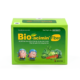Thực phẩm bảo vệ sức khỏe Cốm vi sinh Bio-acimin Fiber 30 gói