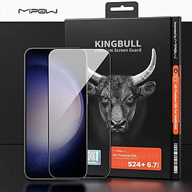 Miếng Dán Cường Lực Dành Cho Samsung Galaxy S24 Ultra/ S24 Plus/ S24 Mipow Kingbull HD Premium Silk _ Hàng Chính Hãng