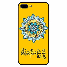 Ốp lưng in cho Iphone 7 Plus/ 8 Plus Mẫu Om Mani Padme Hum