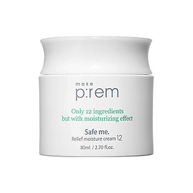 Kem dưỡng ẩm Make P:rem Safe me. Relief Moisture Cream 12
