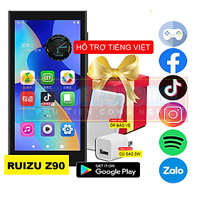Mua (Hỗ Trợ Tiếng Việt) Máy Nghe Nhạc Android MP4 Màn Hình Cảm Ứng 4.0 Inch Bluetooth WiFi Ruizu Z90 Bộ Nhớ Trong 64GB - Hàng Nhập Khẩu