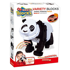 Lắp ráp 3d Puzzle gấu trúc 3125 - 70 mảnh