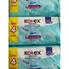 1 Gói Băng Vệ Sinh Kotex Hàng Ngày MaxCool siêu mỏng- Mỗi Gói 20 Miếng- HSD luôn mới