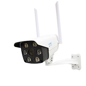 Camera wifi ngoài trời YOOSEE ZQ25M 2.0MP Full HD, quan sát cố định, 2 led hồng ngoại, đàm thoại 2 chiều, hỗ trợ thẻ nhớ lên đến 128G, 2 anten, cảnh báo chống trộm- Hàng nhập khẩu