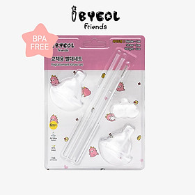 Bộ ống hút thay thế cho bé IBYEOL Friends (chính hãng Hàn Quốc)