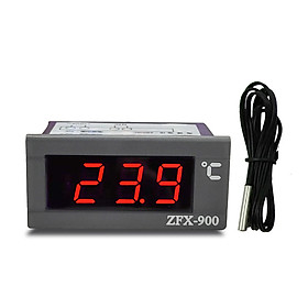 ZFX-900 Embedded Temperature Meter Intelligent Digital Temperature Display Panel for Refrigerator Deepfreeze Cold Closet