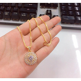 Dây chuyền nữ mạ vàng 18k EKH046AD