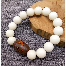 Chuỗi hạt kim cang bồ đề nam nữ vòng tay hạt bồ đề tự nhiên cao cấp phối hạt bồ đề bầu dục tự nhiên BĐ26