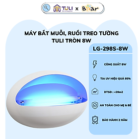 Đèn Máy Bắt Muỗi Ruồi Cao Cấp Thông Minh TULI 20W tặng 5 miến dán Thu Hút Diệt Đuổi Côn Trùng, bướm đêm và kiến ba khoan, Bảo hành 2 năm