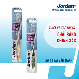 [Combo 2 chiếc] Bàn chải đánh răng Jordan Individual Reach- mềm