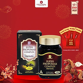 Bộ Sản Phẩm Cho Người Gầy Yếu, Sức Khỏe Kém, Muốn Tăng Cân: Viên Uống Keo Ong Super Propomax Complex 60 Viên, Bổ Gan Liversol Milk Thistle 60 Viên