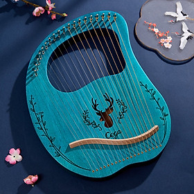 Mua ĐÀN HẠC LYRE HARP CEGA 19 DÂY MÀU XANH CG02