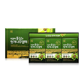 Nước hồng sâm bổ gan Hovenia Daedong Hàn Quốc 30 gói