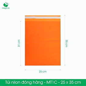 MT1C - 25x35 cm - Túi nilon gói hàng - 300 túi niêm phong đóng hàng