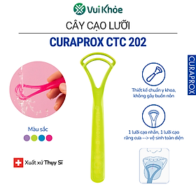 Cây cạo lưỡi Curaprox CTC 202 | Túi 1 cây | Mã SP 73320027