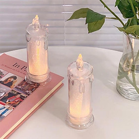 Mua nến điện tử trang trí bàn bằng nhựa cao cấp
