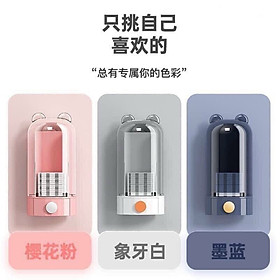 Hộp Đựng Bông Tẩy Trang Hình Gấu, Rút Bông, Kháng Khuẩn, Kháng Bụi Gắn Tường hoặc để bàn hoặc để nhà tắm