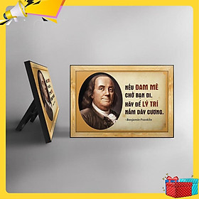 Tranh trích dẫn Benjamin Franklin WB129