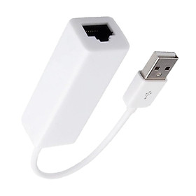 USB to Ethernet Adapter Foldable 10/100Mbps Support Windows 98 for Tabletop