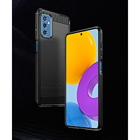 Ốp lưng chống sốc dành cho SamSung Galaxy M52 vân sợi Carbon RUGGED SHIELD - hàng nhập khẩu