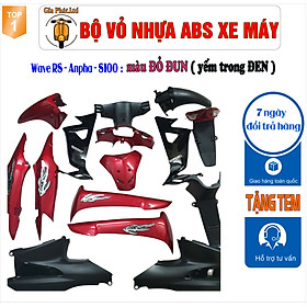 Bộ vỏ nhựa dàn áo wave anphawave100 wave lớn mầu trắng  Shopee Việt Nam