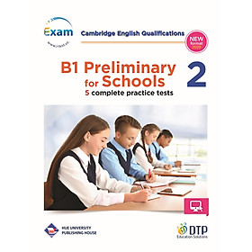 Hình ảnh Sách - Dtpbooks - B1 Preliminary for Schools five complete Practice Tests 2