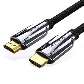 Cáp HDMI 2.1 HD Cable Độ phân giải 8K 4K @ 120Hz Dynamic HDR Tương thích 2.0 cho Máy chiếu Smart Box Máy tính - Đen - 1m-Màu đen-Size