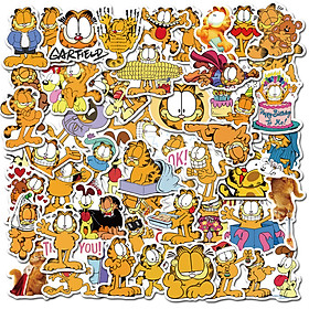Sticker 50 miếng hình dán Mèo Garfield