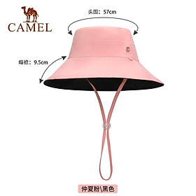 CAMEL CROWN Nón Bucket Che Nắng Chống Tia UV Bảo Vệ Mặt Thời Trang Mùa Hè Cho Nữ