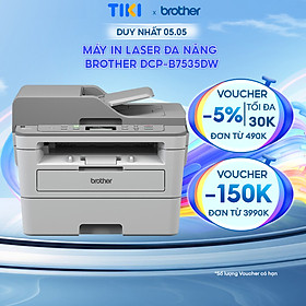 Máy In Lazer Đa Năng Trắng Đen Brother DCP-B7535DW (Print, Copy, Scan, Duplex) - Hàng Chính Hãng