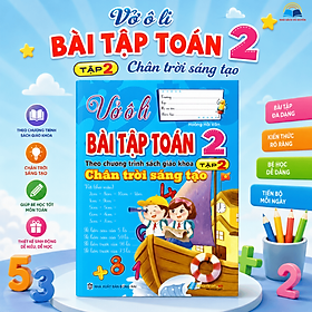Sách - Vở ô li bài tập toán lớp 2 - Theo chương trình sách giáo khoa chân trời sáng tạo