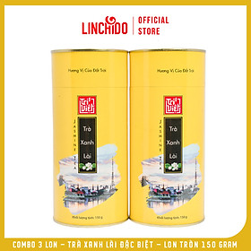 Combo 3 lon - trà xanh lài đặc biệt - lon 150gr
