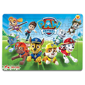 Hình ảnh Xếp hình Tia Sáng  Paw Patrol (48 Mảnh Ghép) - Tặng kèm câu đố mặt sau cho bé