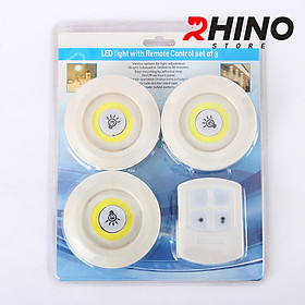 Mua Đèn ngủ điều khiển từ xa Rhino L801  dùng pin AAA  2 mức độ sáng ánh sáng trắng - Hàng chính hãng