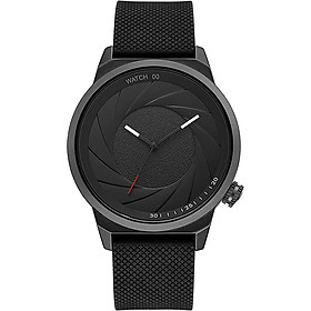 Wrist Watch Quartz Watch Handsome and Spirited Black Bracelet Wristwatch Accessories