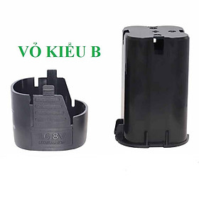 Vỏ pin máy khoan 16.8V 16,8V bắt vít cầm tay chất liệu nhựa chống cháy dùng thay thế vỏ pin A B - VỎ PIN