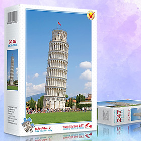 Tranh xếp Hình Tia Sáng Tháp Pisa - Ý (247 Mảnh Ghép)