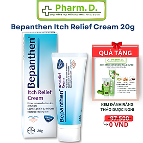 [CHÍNH HÃNG] Kem Dịu Da Do Ngứa, Viêm Da Cơ Địa, Dị Ứng Bepanthen Itch Relief Cream 20g Dùng Cho Người Lớn Và Trẻ Em