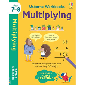 Ảnh bìa Usborne Workbooks Multiplying 7-8