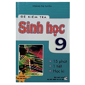 Sách - Đề kiểm tra sinh học 9