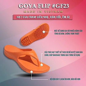 Dép Thể thao chạy bộ Goya Flip GF23 - Màu Cam