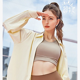 Áo khoác thể thao nữ dáng dài chất nhẹ, mát - Hàng cao cấp