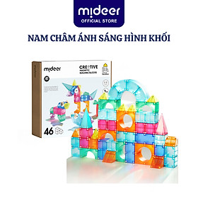 Đồ chơi nam châm ánh sáng hình khối Mideer Creative Magnetic Building Blocks