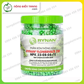 Phân Bón Thông Minh Tan Chậm Rynan 230 (NPK 23-8-8 + TE) - Hộp 15g - Chuyên dùng cho cây kiểng lá VTNN Nông Điền Trang